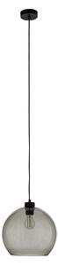 Lampada a sospensione TK Lighting, Cubus, dimmerabile, Grigio, Soggiorno, Vetro, Moderno