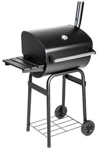 Tectake barbecue a carbonella in metallo verniciato a polvere