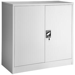 Tectake armadio portadocumenti con 3 scomparti 90 x 40 x 90 cm