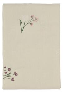 Runner da tavola in misto lino stampa floreale fiori morbido resistente elegante made in italy EDERA - 45 X 140 CM