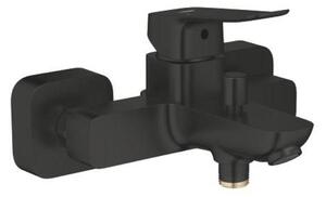 Wall-mounted bath/shower mixer - GROHE DICE - Matte black