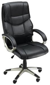 Sedia da chef HOMCOM, sedia girevole, sedia da ufficio, sedia da scrivania, poltrona da ufficio
