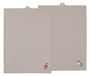 Set di strofinacci in cotone 2 pz 50x70 cm Bistro – Södahl
