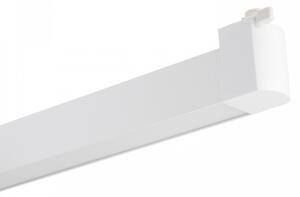 Faro LED Lineare 24W per Binario Monofase, Orientabile Bianco - OSRAM LED 100° Colore Bianco Naturale 4.000K