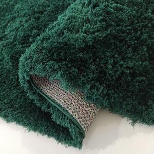Tappeto a pelo lungo in un bellissimo colore smeraldo Larghezza: 80 cm | Lunghezza: 150 cm