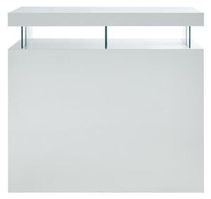 Mobile da bar con LED in MDF Bianco laccato - FABIO II