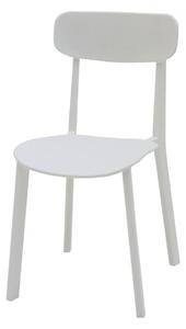 MOBILI 2G - SET 4 sedie in polipropilene bianco misure l.42 h.80 p.50 HS.46