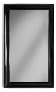 MOBILI 2G - SPECCHIERA RETTANGOLARE IN LEGNO LACCATO NERO MISURE L.91 P.5 H.153