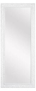 MOBILI2G - Specchiera laccata bianco lucido rettangolare Misure: 90 x 180 x 4