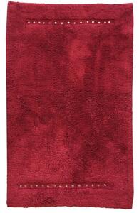 Tappeto bagno in cotone 100% con strass Wallflor Rosso 54x90