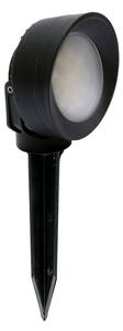 Faretto picchetto esterno resina top light roma pi15 ne ip66 gx53 led orientabile - Top Light