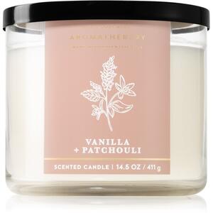 Bath & Body Works Vanilla and Patchouli candela profumata 411 g