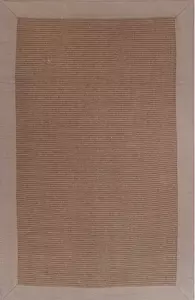 Tappeto cucina e arredo in cotone 100% Bordato 50X80 Tortora