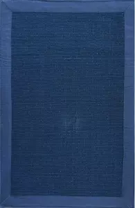 Tappeto cucina e arredo in cotone 100% Bordato Blu 50X80