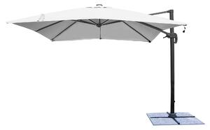 TESLA - ombrellone da giardino decentrato con led 3x3