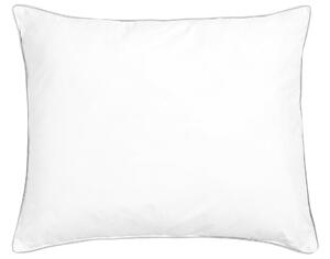 Cuscino da letto guanciale Cotone Bianco 50 x 60 cm Morbido guanciale per dormire Beliani