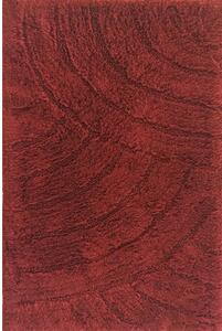 Tappeto arredo bagno Luxor 100% cotone Rosso 50x85