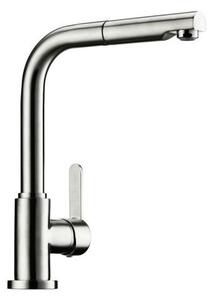 Naber SERVIZIO Rubinetto da cucina Portare 2 con bocca estraibile Acciaio inox colorato alta pressione