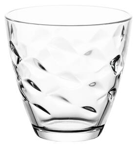 Bicchiere acqua in vetro trasparente, massima brillantezza e sicurezza di igienicità, lavabile in lavastoviglia