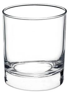Bicchiere dof in vetro trasparente, elegante e semplice nelle linee, adatto per una tavola raffinata e chic oppure nei momenti di festa con amici