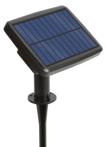 Catena luminosa solare dimmerabile a LED 15xLED/1,5W/3,7/5V 2200 mAh 9 m IP65 nera + telecomando