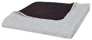 130882 Double-sided Quilted Bedspread Beige/Brown 230 x 260 cm