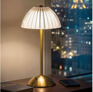 Lampada da tavolo LED ricaricabile dimmerabile PARIS LED/2W/5V 800 mAh oro