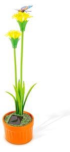 Lampada solare a LED/1,2V 200 mAh IP44 a forma di fiore