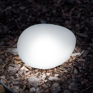 Lampada solare a LED 1,2V 300 mAh IP44 a forma di ciottolo