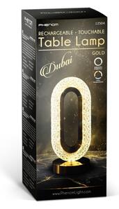 Lampada da tavolo ricaricabile dimmerabile a LED DUBAI LED/2W/5V 400 mAh oro
