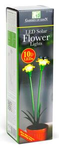 Lampada solare a LED/1,2V 200 mAh IP44 a forma di fiore