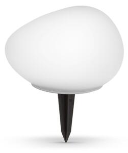 Lampada solare a LED 1,2V 300 mAh IP44 a forma di ciottolo