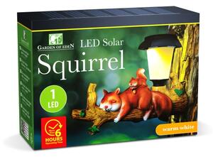 Lampada solare a LED 1,2 V 300 mAh IP44 scoiattolo