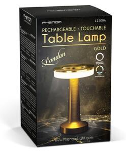 Lampada da tavolo ricaricabile dimmerabile LED LONDON LED/2W/5V 400 mAh dorata