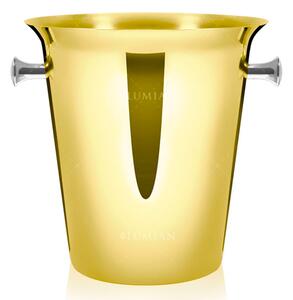 Suaglass Oro elegante glacette ideale per servire Champagne o Vino, adatto ad Hotel o Cocktail Bar