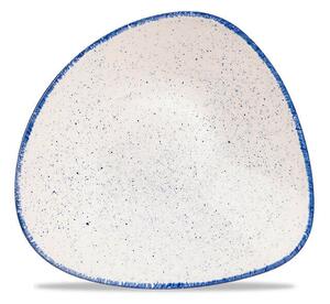 Churchill Stonecast Hints Indigo Blue Coppa Triangolare Cm 23,5 Porcellana Vetrificata