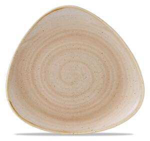 Churchill Stonecast Nutmeg Cream Piatto Triangolare Cm 19,2 Porcellana Vetrificata Crema
