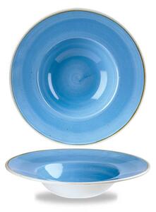 Churchill Stonecast Cornflower Blue Piatto Pasta Con Falda Cm 24 Porcellana Vetrificata Blu