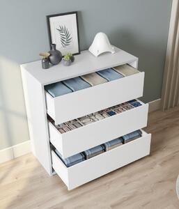 Cassettiera moderna bianca 60x57h cm - Antar