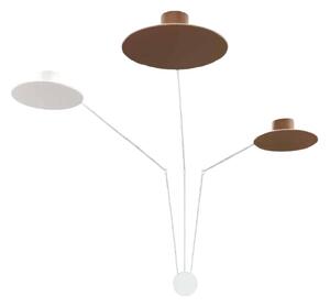 Composizione parete perenz nebula 8438 8440 8442 b mm led cct dimmerabile bicolore - Perenz