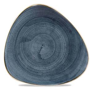 Churchill Stonecast Blueberry Piatto Triangolare Cm 26,5 Porcellana Vetrificata Mirtillo