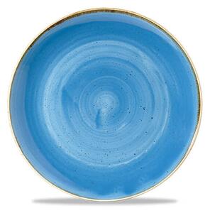 Churchill Stonecast Cornflower Blue Piatto Fondo Cm 18,2 Porcellana Vetrificata Blu