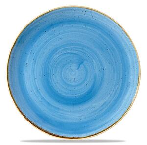 Churchill Stonecast Cornflower Blue Piatto Piano Cm 28,8 in Porcellana Vetrificata Blu