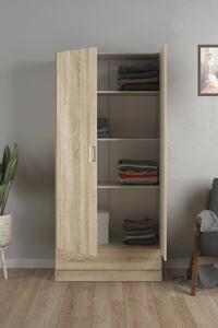 Armadio quercia con cassetto 79x170h cm - Amylya