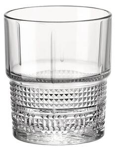 Bicchiere Dof dal design vintage, finemente decorato sulla base. Prodotto impilabile