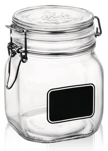 Il vaso Lavagna si distingue grazie all'etichetta su cui scrivere, cancellare e riscrivere, così da sapere subito che cosa contiene ogni contenitore