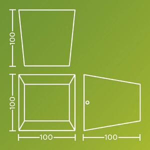 Philips Applique da esterno LED Alix UE, antracite, alluminio, IP44