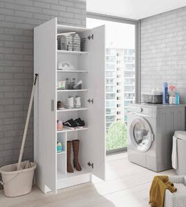 Armadio bianco lavanderia 59x180h cm - Altiplano