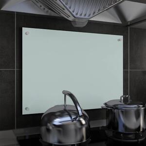 Paraschizzi per Cucina Bianco 70x50 cm in Vetro Temperato