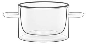 Bormioli Luigi Thermic Glass Set 2 Contenitori Tondi 12 cl in Vetro Termico